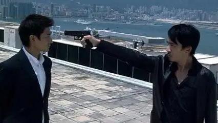 无间道|当年的梁朝伟和刘德华！《无间道》三部曲曝新幕后照