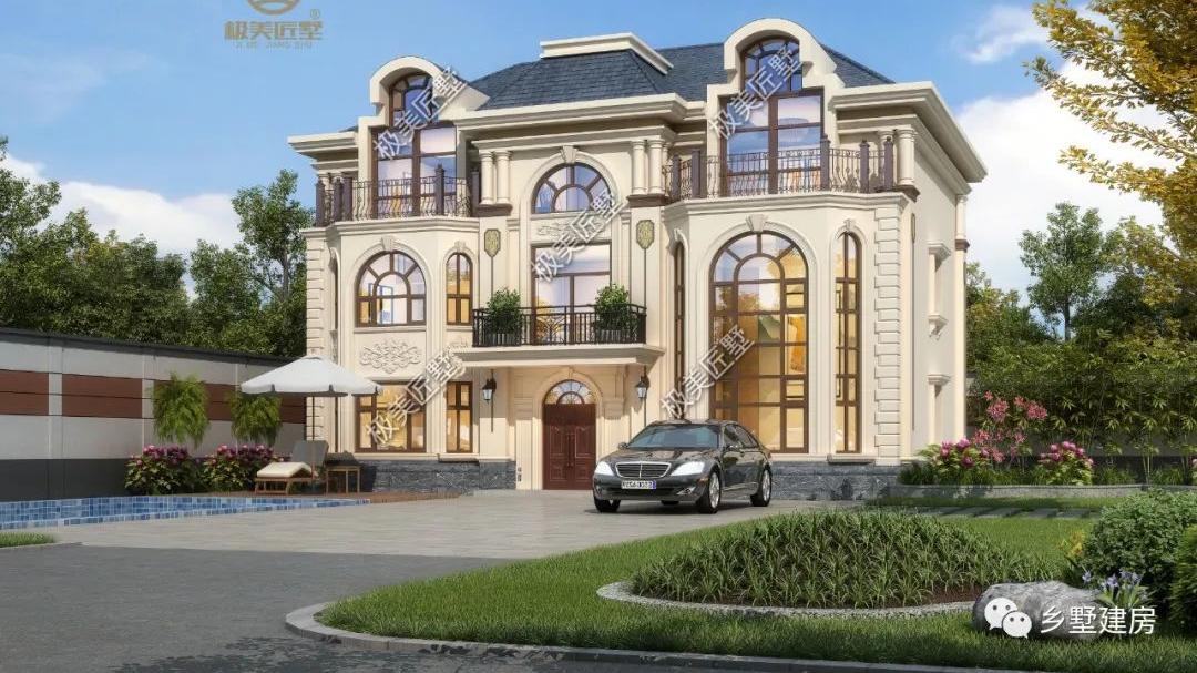 春暖花开日，正是建房时，三层精美欧式安排上