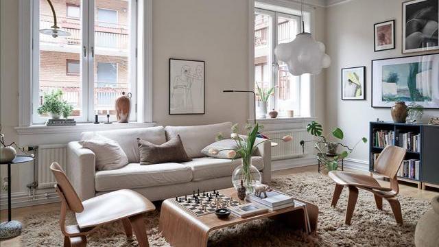 一位瑞典女生的家，清新舒适，优雅从容，尽显简洁北欧风情