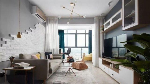 75㎡北欧风小户型，全屋温馨自在，还有一种摩登的美感！