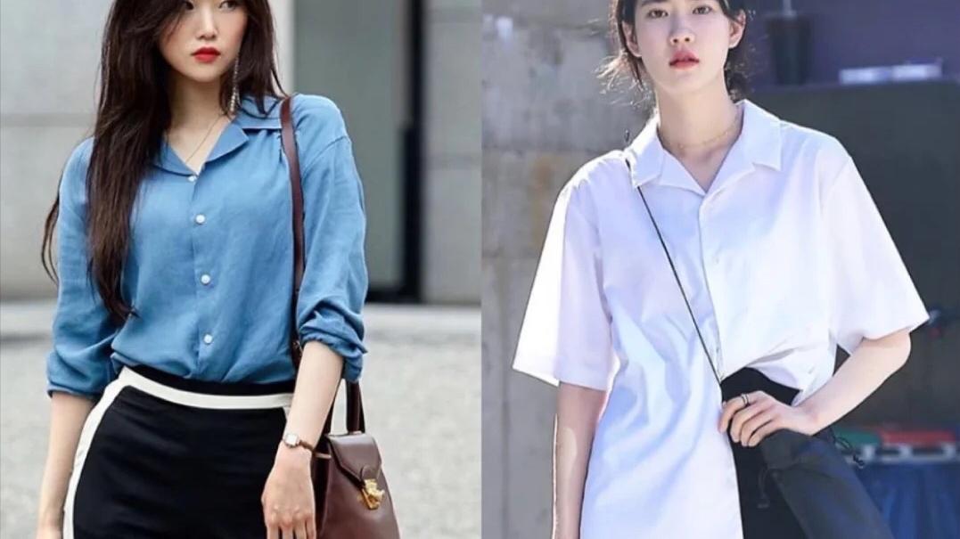穿衣搭配|韩国女生的穿搭，明明衣服那么肥，为什么还是很显瘦呢？