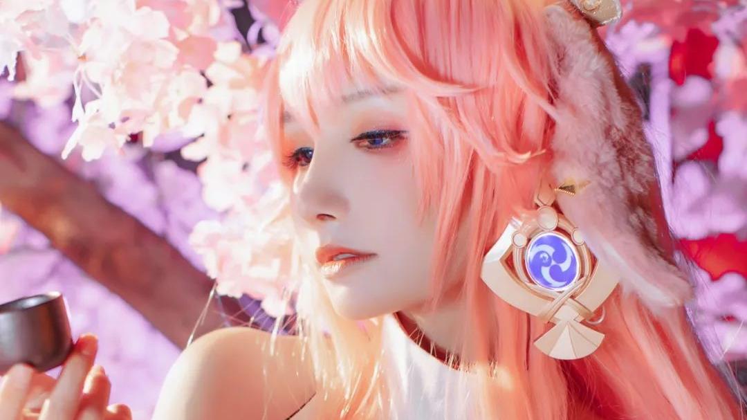 无名小卒救世界|cos：原神屑狐狸八重神子cos正片@小禾