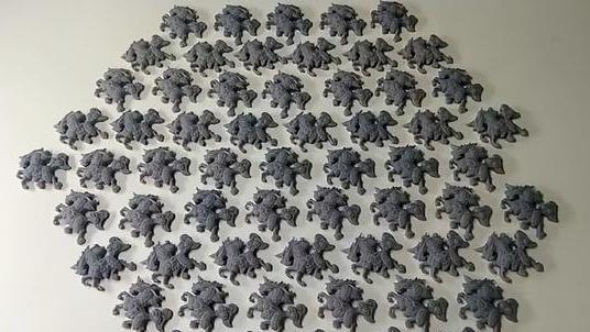 模型|埃舍尔风格，拼装麒麟果实模型