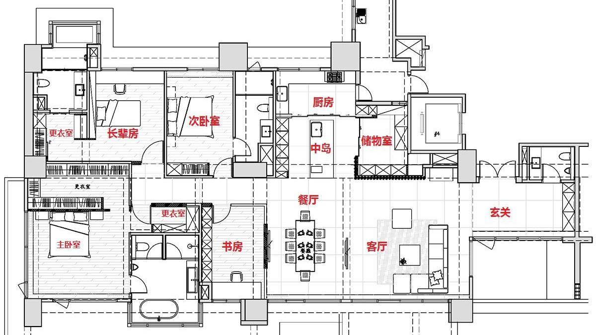 晒晒245㎡高层新房设计，把绿植景观搬进家，回归自然真让人羡慕