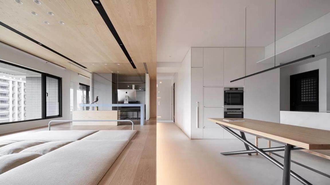 台湾夫妻138㎡的家，因巧妙布局而走红网络，客厅设计好特别