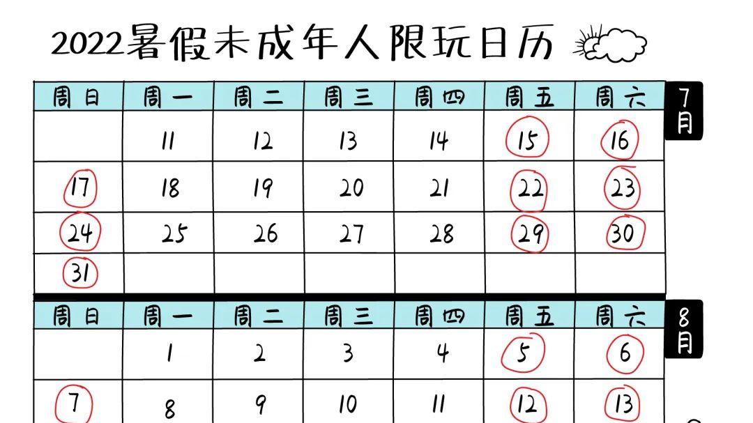 苹果|腾讯上线未成年人暑假限玩日历，OPPO这些防沉迷功能也很实用
