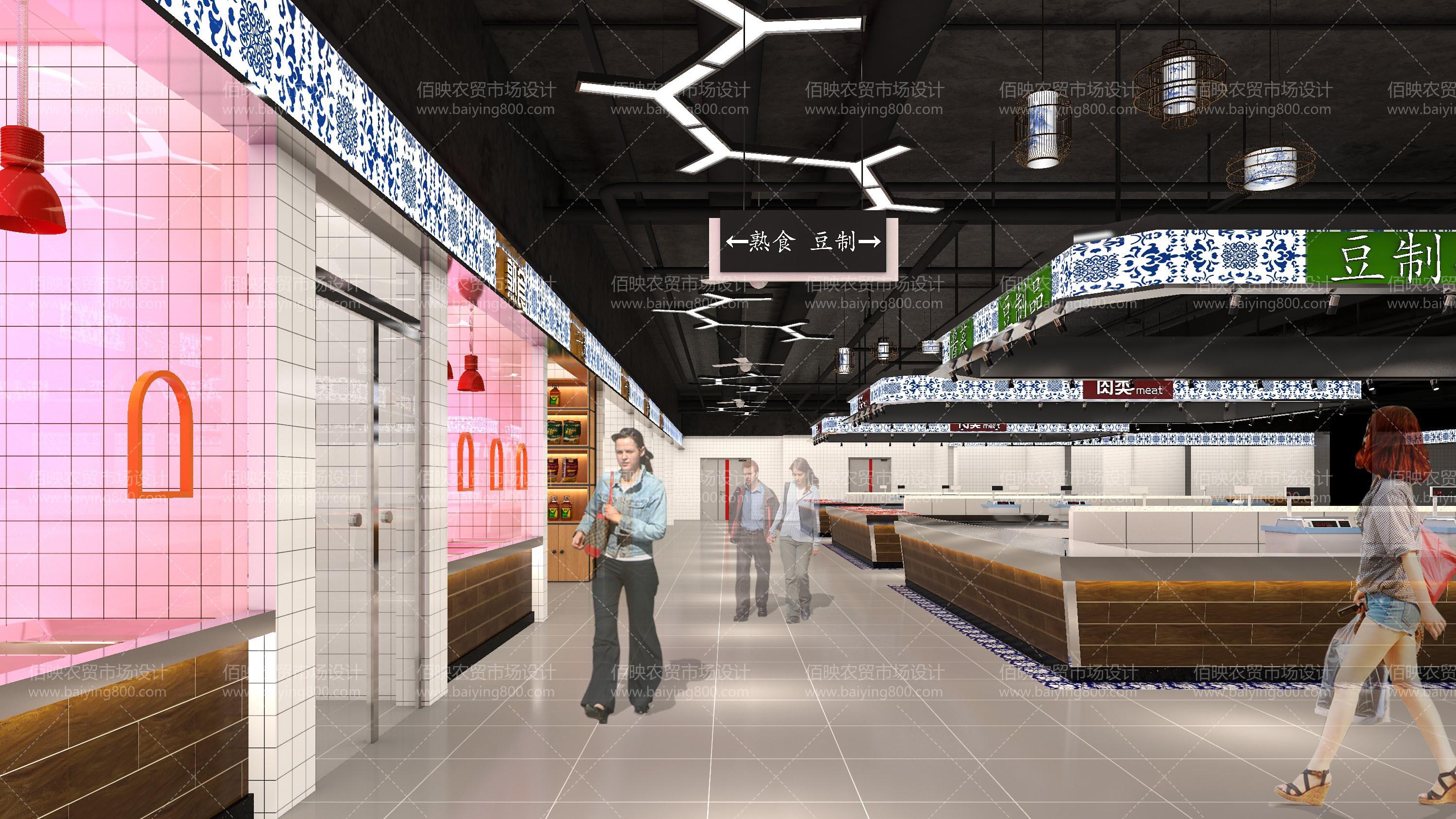 智慧农贸市场设计如何适合现代的消费观念？