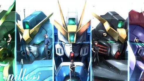 高达|个性高达插画集，w五小强、福冈牛高达、幻影高达全都有