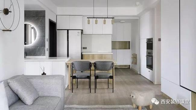 120㎡三室婚房，简洁收纳还有高级感