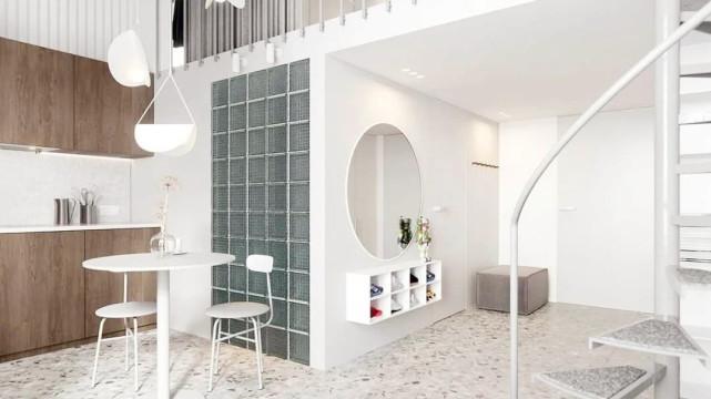 把家里的实墙隔断都拆了吧，换成这种采光更好，有档次有颜值