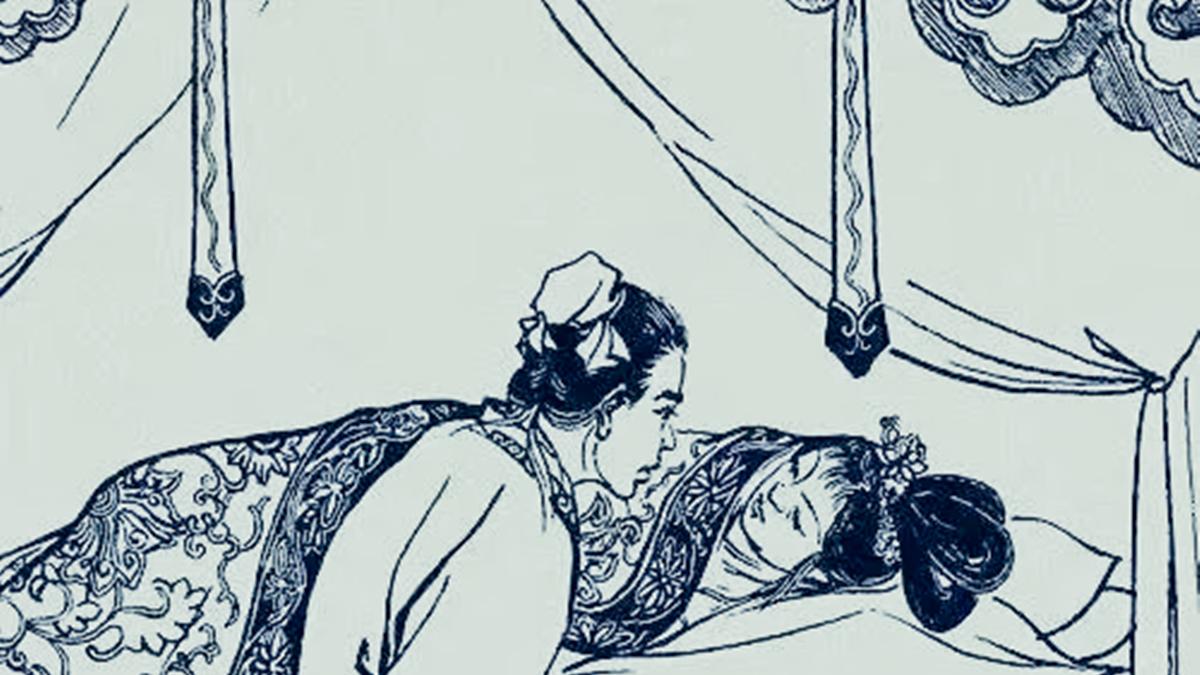 民间故事：樵夫回家，见妇人落难而相助，妇人说：把柴刀放在床头