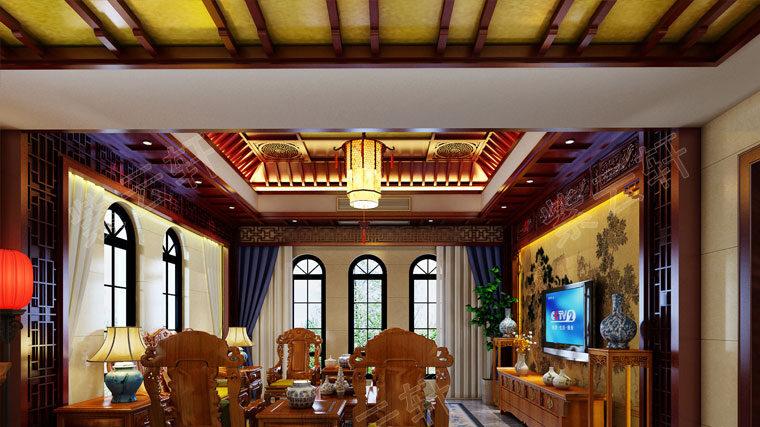业主选择了这套中式装修方案，便可高枕无忧了