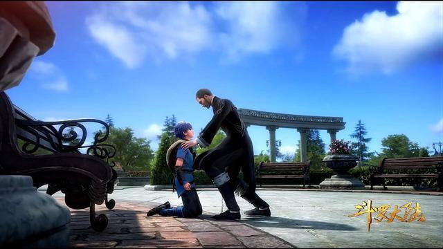 唐昊|斗罗：唐三下跪的姿态按性别划分，对男性双腿跪，对女性单膝跪