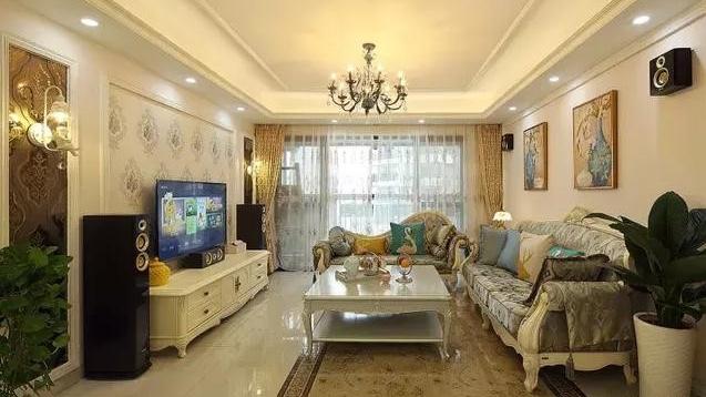 美式风新房终于完工，入户玄关就比别人家大2倍，太美忍不住晒晒