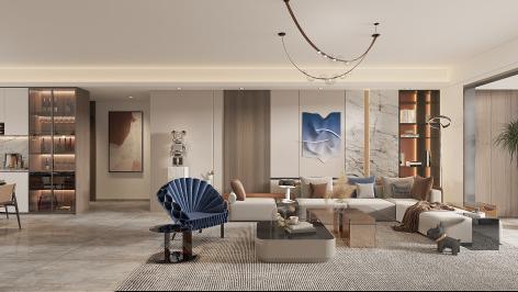 125㎡现代风，写意舒适的小资情调