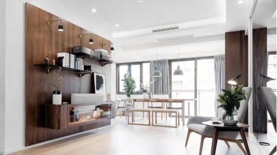 128㎡北欧风设计，敲掉隔断，大开间明亮又通透