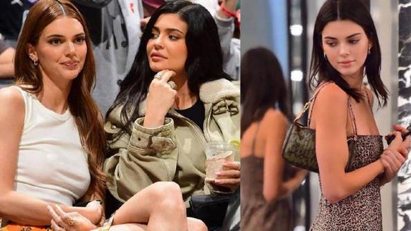 凯莉·詹娜|詹娜参加音乐节，黑色吊带“炫腹”，身材完美！闺蜜合影站C位