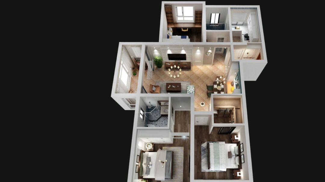 通风大半年终于正式入住，美式风格稳重又大气，一进屋就很喜欢！