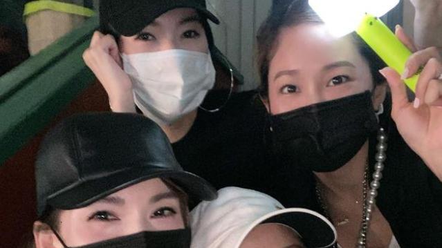 林心如|林心如林志颖同框不避嫌！男方妻子晒大合照，站二人中间宣示主权