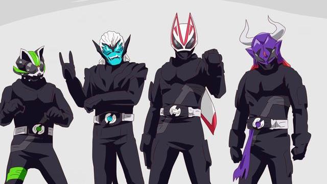 哪吒|假面骑士geats玩梗图：这才是极狐的最强带扣 vice参加吃鸡游戏