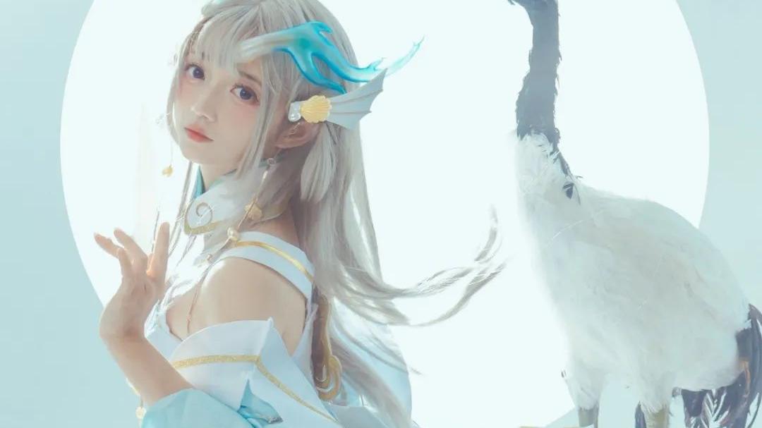 |cos：王者荣耀西施游龙清影cos正片@关关