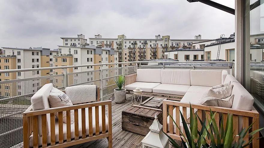 等我有房了，阳台才不要晾衣杆！学学有钱人这样装！