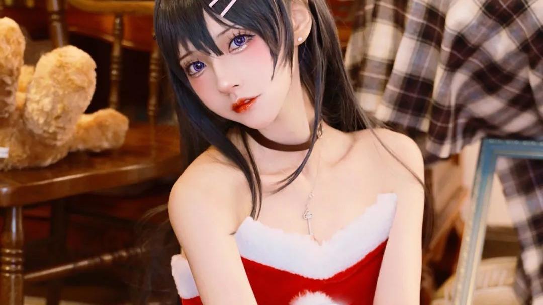 |cos：樱岛麻衣兔女郎学姐私房cos正片@小正义