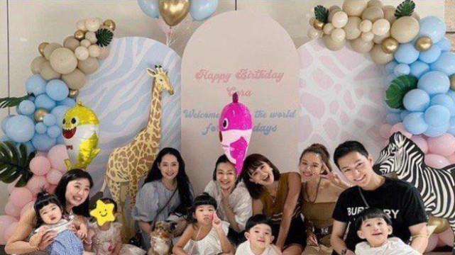 郭碧婷二胎产子首次公开露面，为儿子举办百日宴现场照曝光，未看到向佐人影