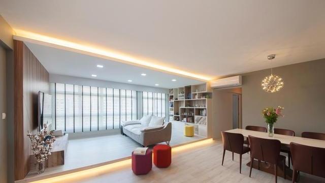 102，无玄关借助抬高客厅，解决隐患，细致装法给新人借鉴学习