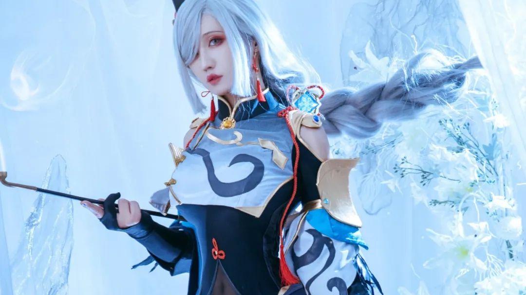 公孙离|cos：原神申鹤cos正片@春日桃