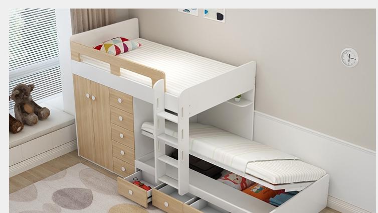 8㎡儿童房，装高低床插入平行衣柜，说收纳空间大没人反对吧？