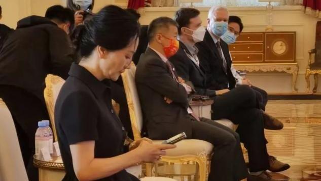 萝卜 孟晚舟回国后气场都变了！盘起头发不做铁娘子，温婉打扮年轻十岁