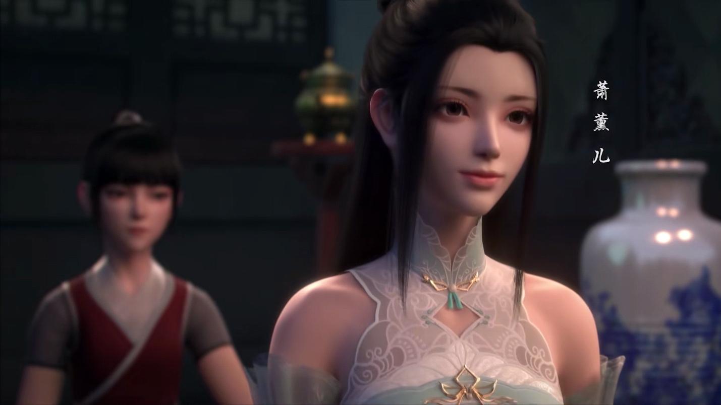 |斗破苍穹：萧炎第一次出手重伤一位大美女，你们知道她是谁吗？