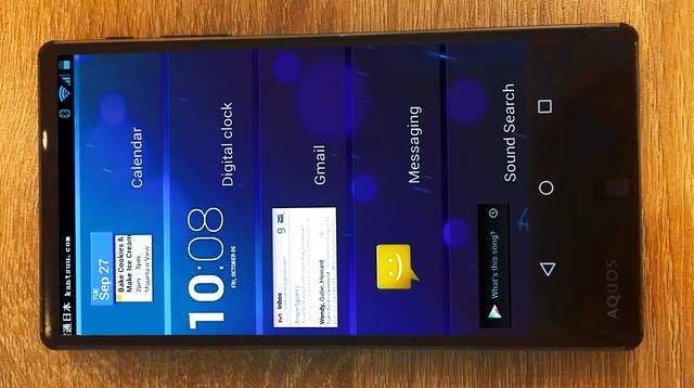 iPhone|最早的全面屏手机，二手夏普502sh体验，三边等宽设计充满日系风