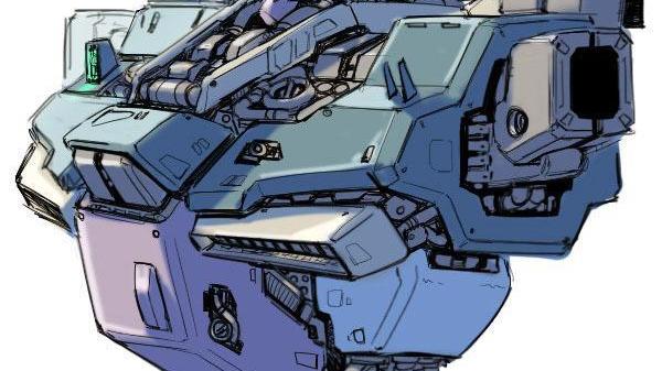 机动战士高达|机动战士高达，正常比例警长暴风高达插画