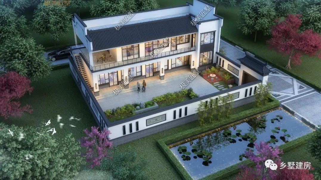 在徽州建房，首选风格自然是徽式，办公楼也不例外