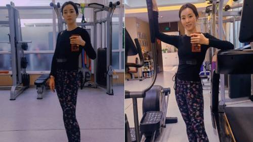 李思思|35岁央视李思思分享近况，素颜健身状态超好，穿碎花裤身段完美