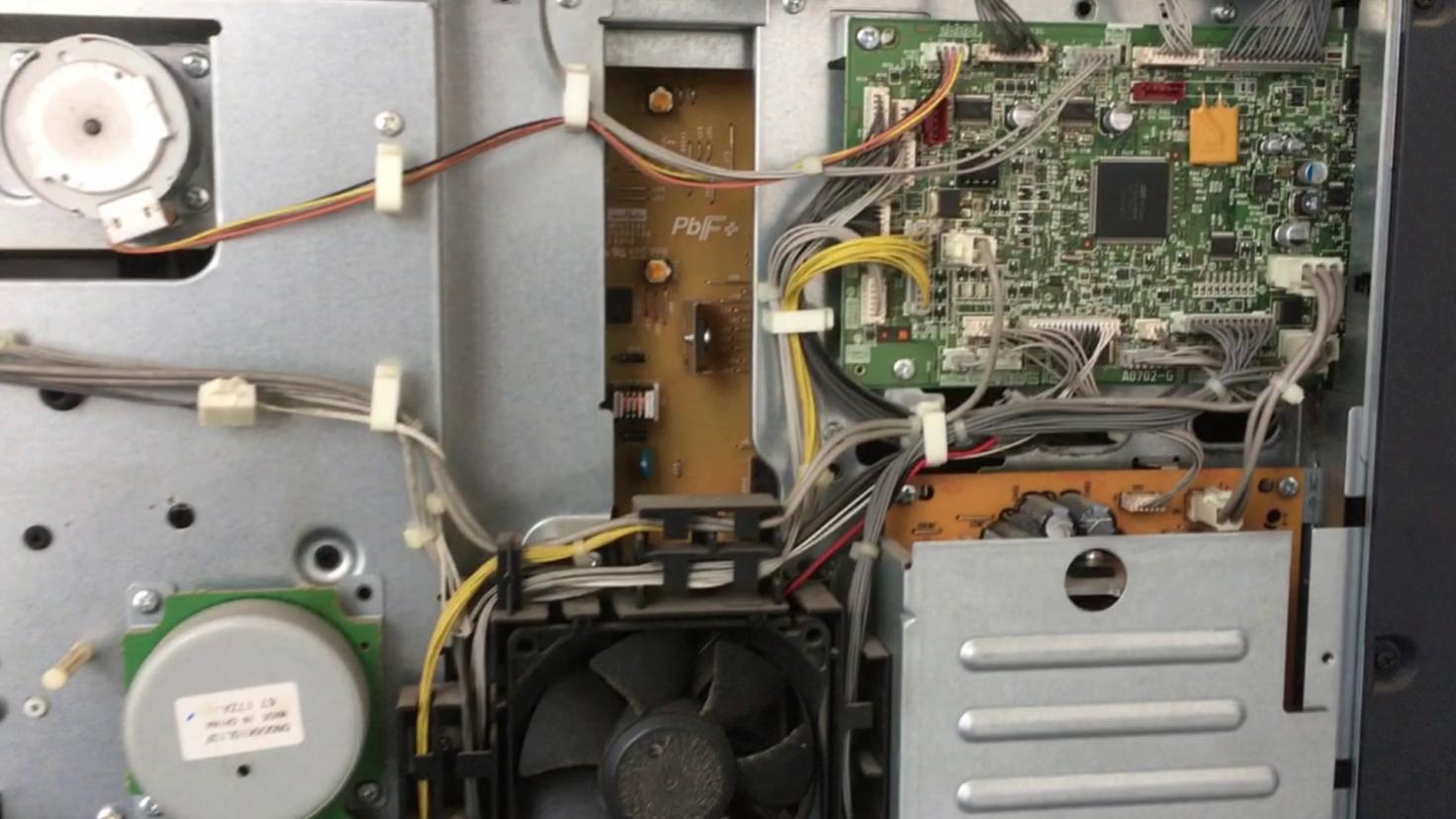 安卓|京瓷2011复印机电路主板故障之卡在开机界面