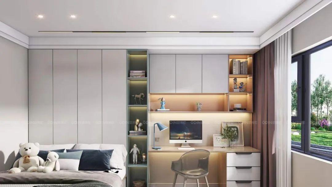 卧室书房一体的设计，超实用！