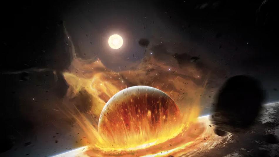 行星坠入地球，重生的我带着弟弟躲进废弃防空洞，还看到渣男为了求生把怀孕的小三吃了