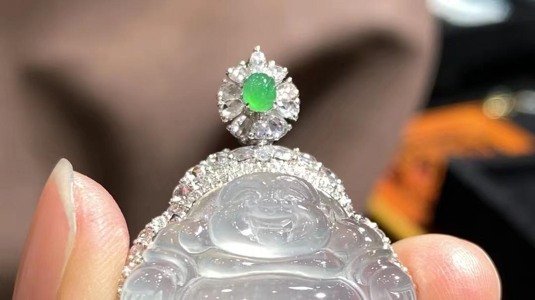 新年礼首选冰种翡翠佛公