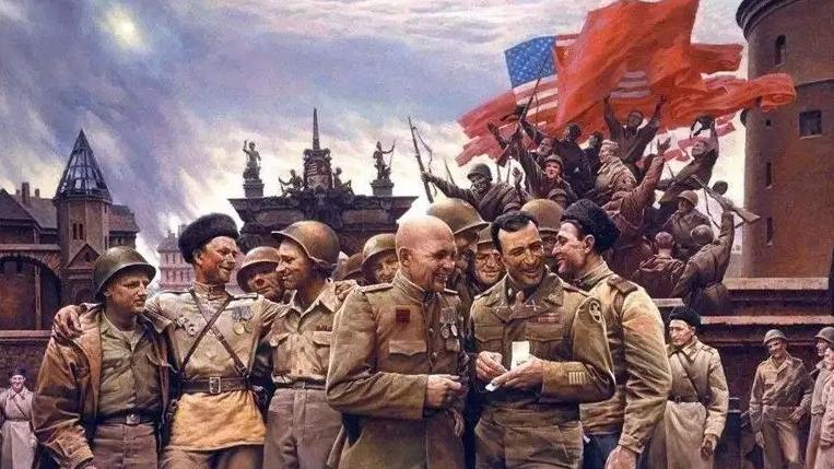 二战时美国为什么要跟德国打，而不是支持德国削弱苏联？