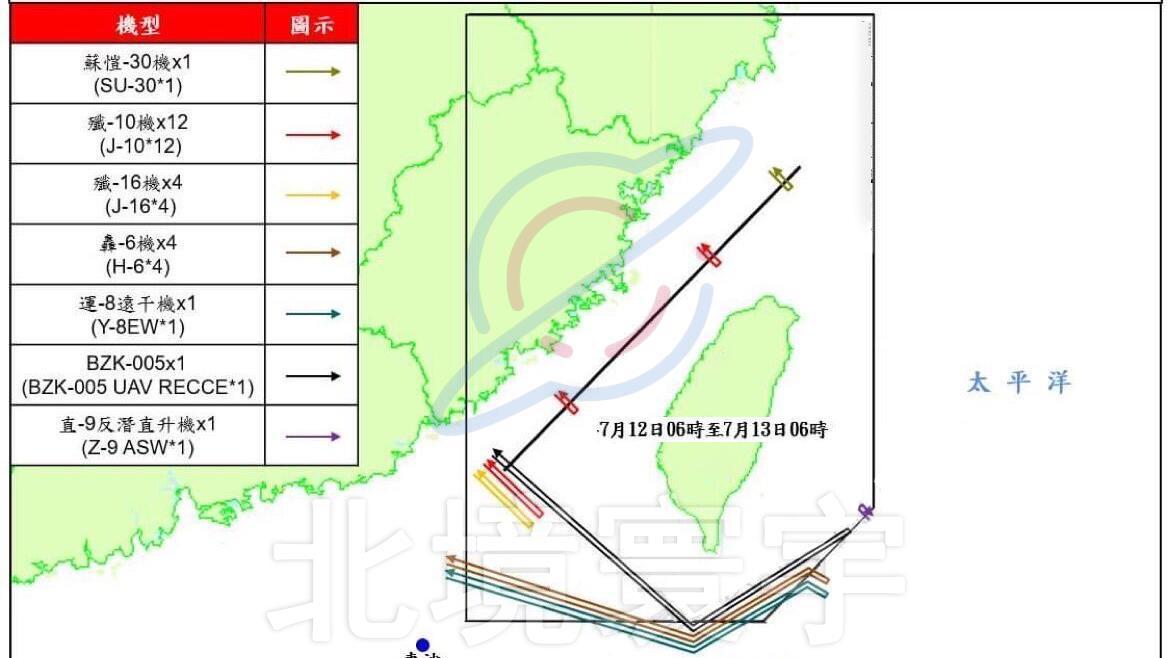 就在刚刚！解放军连续48小时派71架战机围岛战巡，台军先主动避战