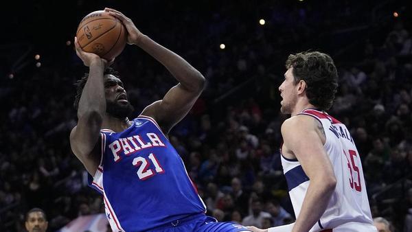 狂轰58+11+12！“西帝”组合打疯了，76人45分狂胜！恩比德MVP