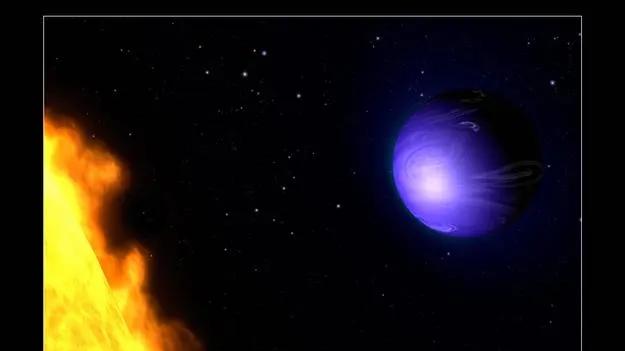 系外行星HD 189733b，上面发现了极强的行星风暴