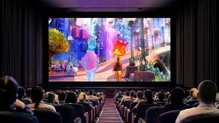 迪士尼×皮克斯的新片《疯狂元素城》将在三星Onyx影厅LED屏幕上以4K HDR的形式放映