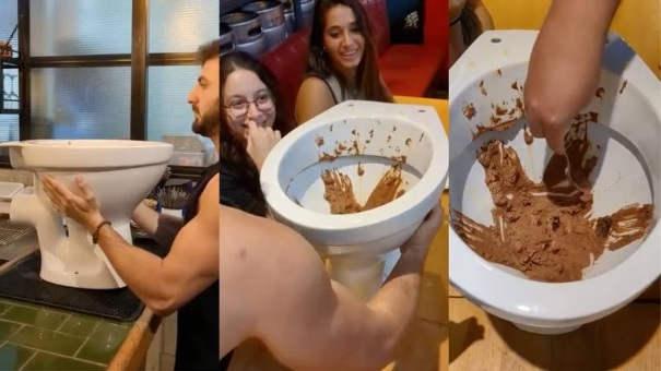 以最令人厌恶的方式供应巧克力冰淇淋的以色列餐厅