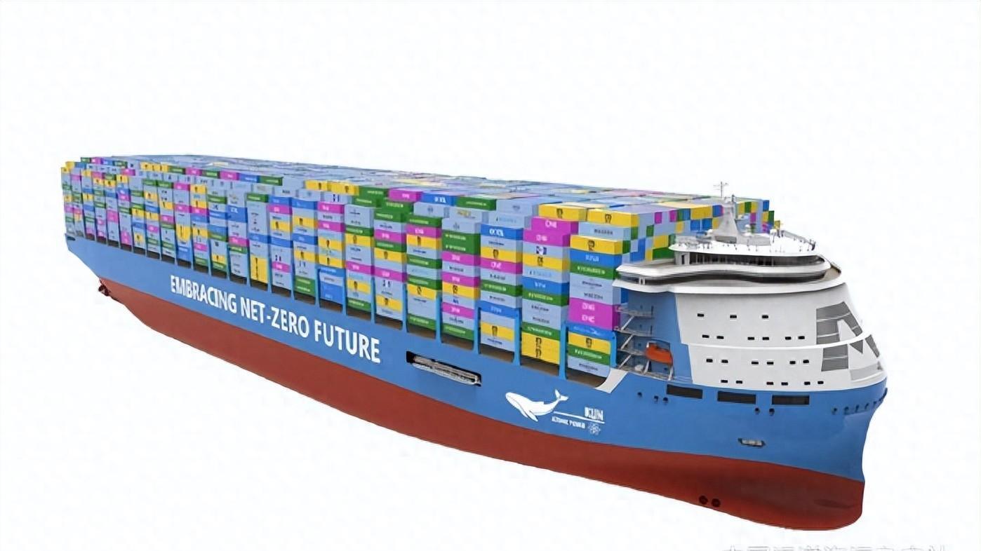 004技术储备？中船建造全球最大的核动力箱船，吨位比航母大多了