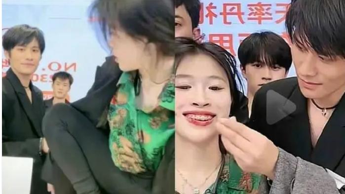 “疯狂小杨哥”徒弟在直播过程中披头散发，被认为低俗
