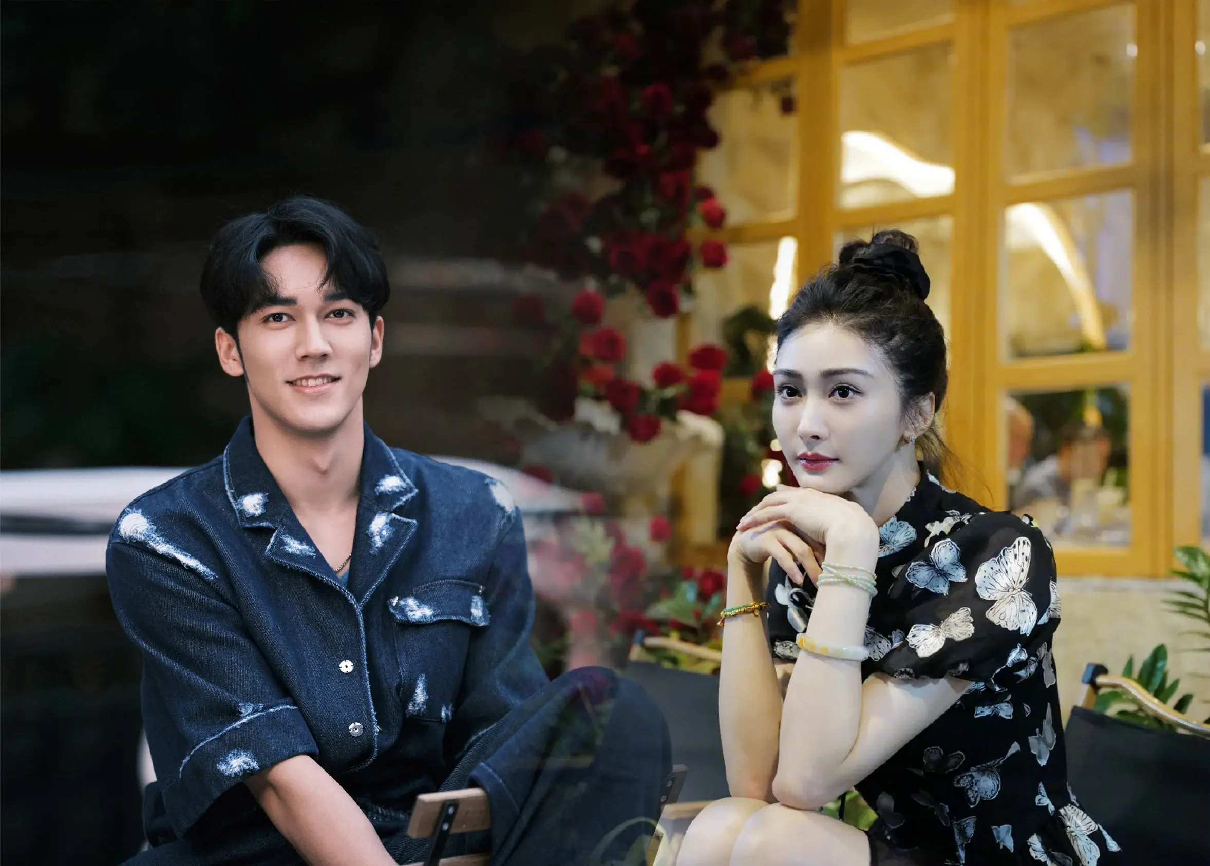 男星忘拉窗帘，与富婆调情全被拍